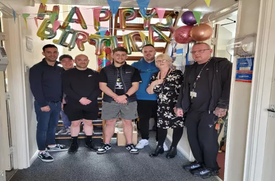 Phoenix Hub Volunteers with The Salvation Army's Specialist Support Worker Sandra Skellern