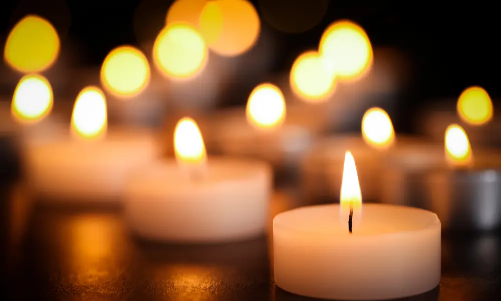 Image of lit candles