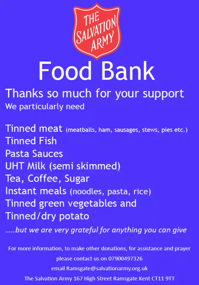 Food Bank Items
