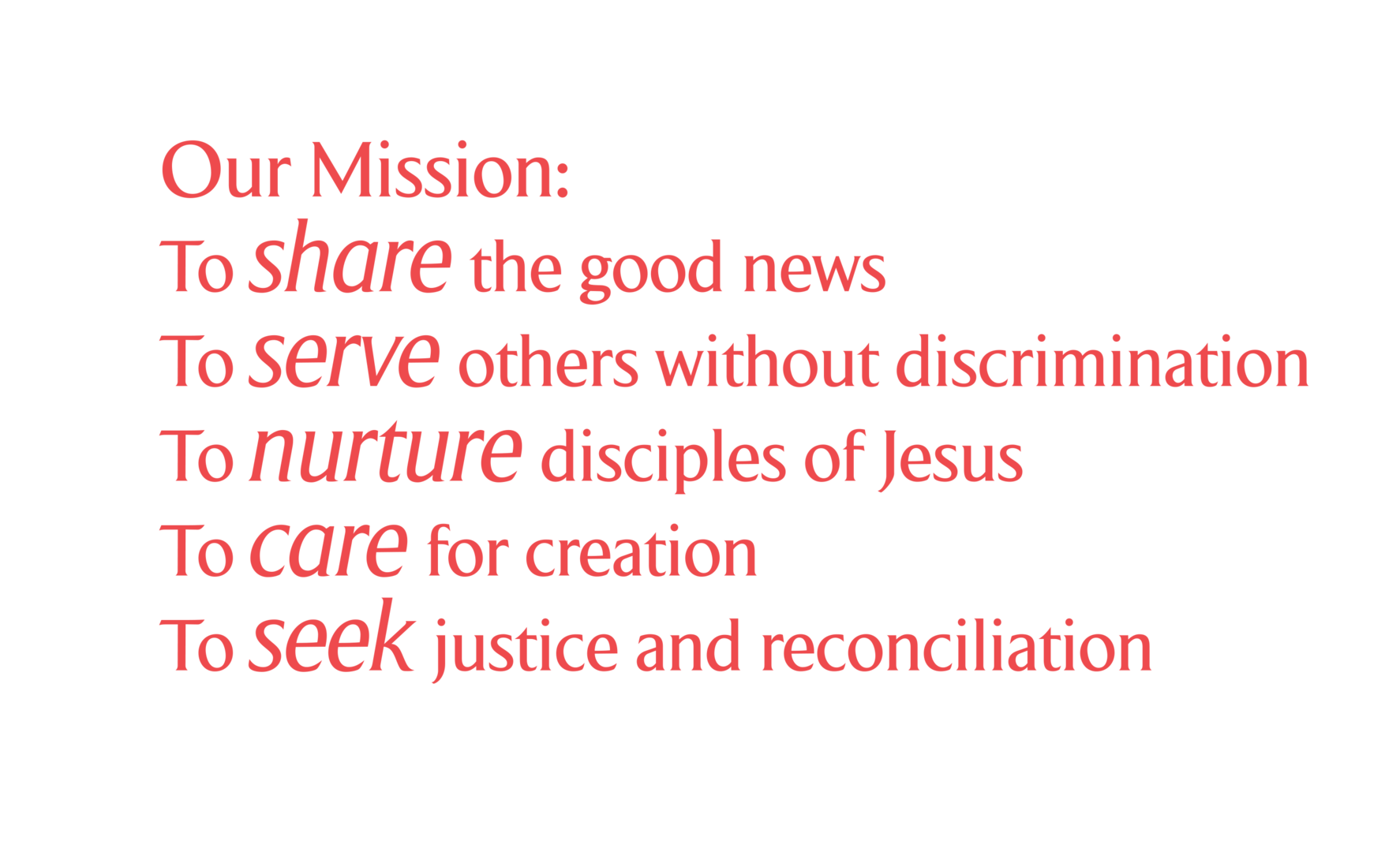 Who We Are & Our Mission Statement