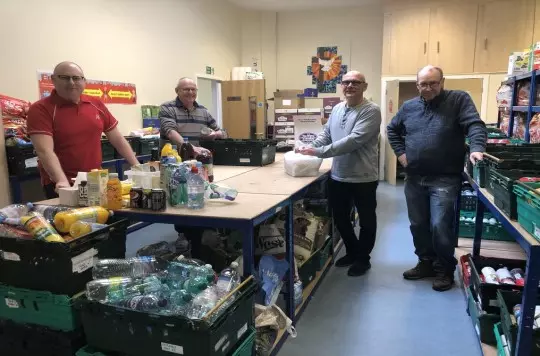 Volunteers support Preston Corps food bank