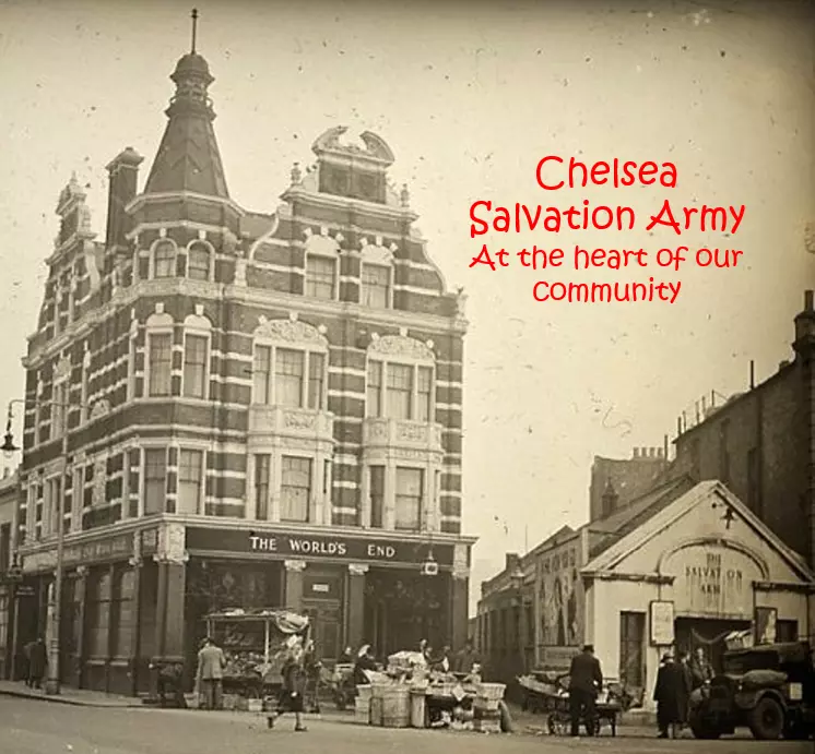 for over 100 years the salvation Army has been at the hert of the Chelsea community.