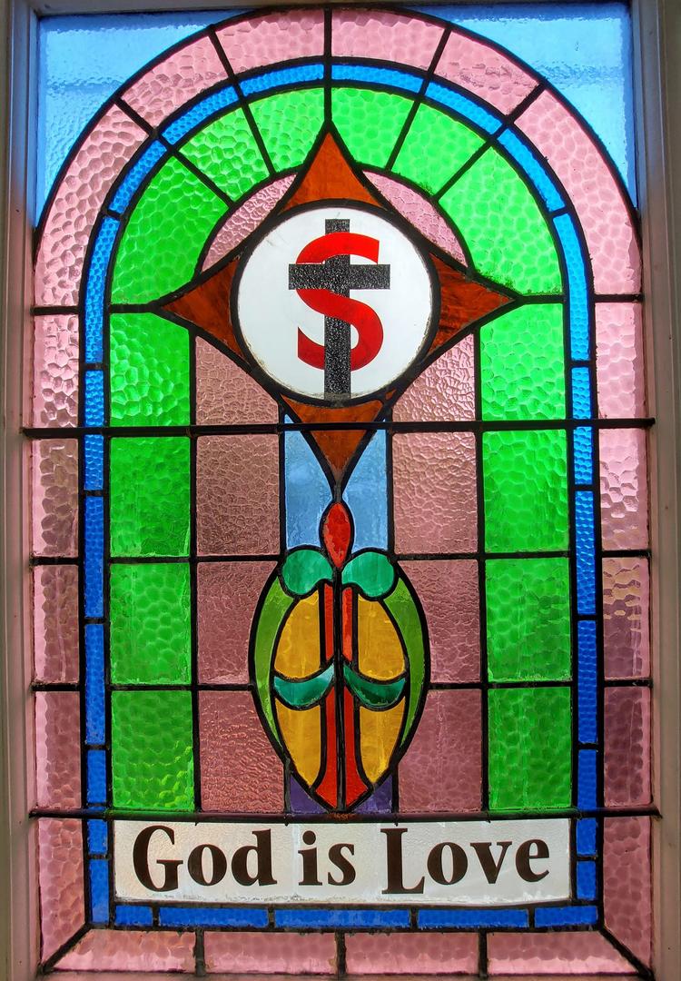 Stained Glass window from Aberdeen Citadel