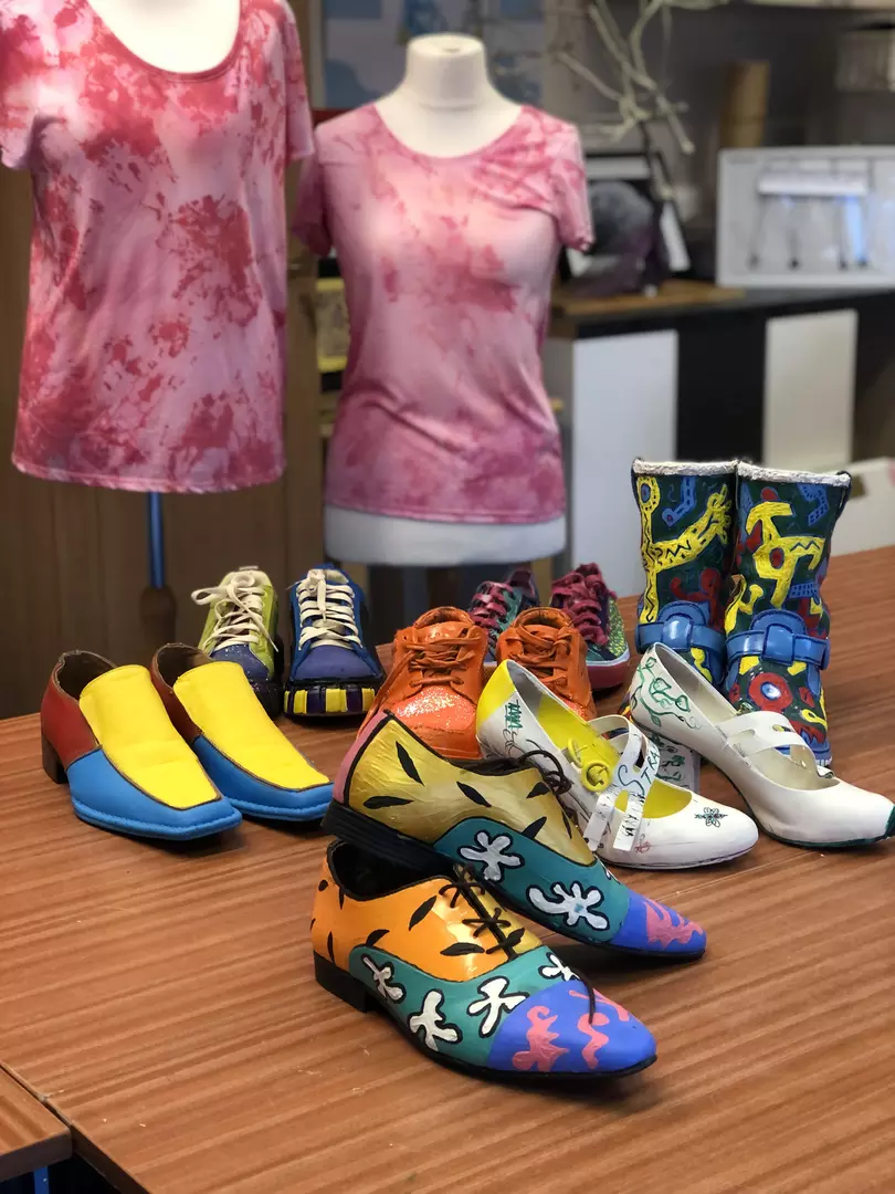 Decorated shoes help boost mental health