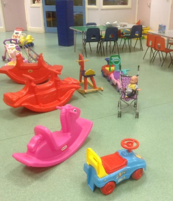Toddlers group in the Community hall