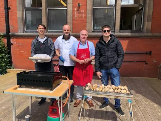 Blackpool Salvation Army put on a BBQ to say thanks to its volunteers