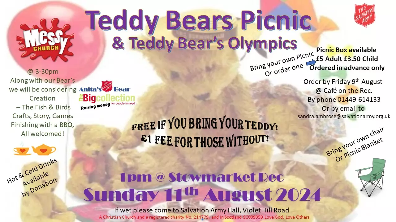 Teddy Bear Picnic Stowmarket