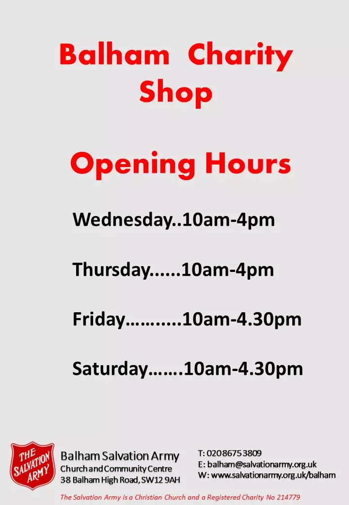 Opening Hours