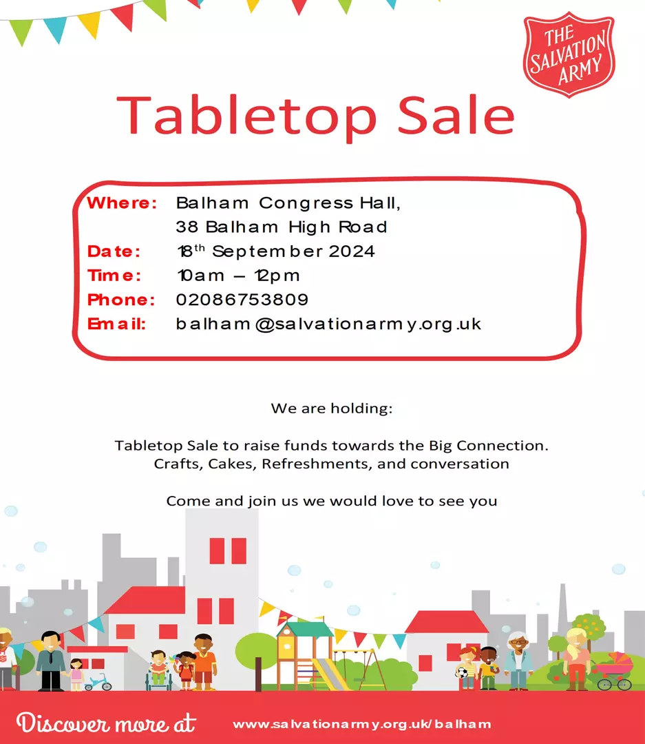 Tabletop Sale